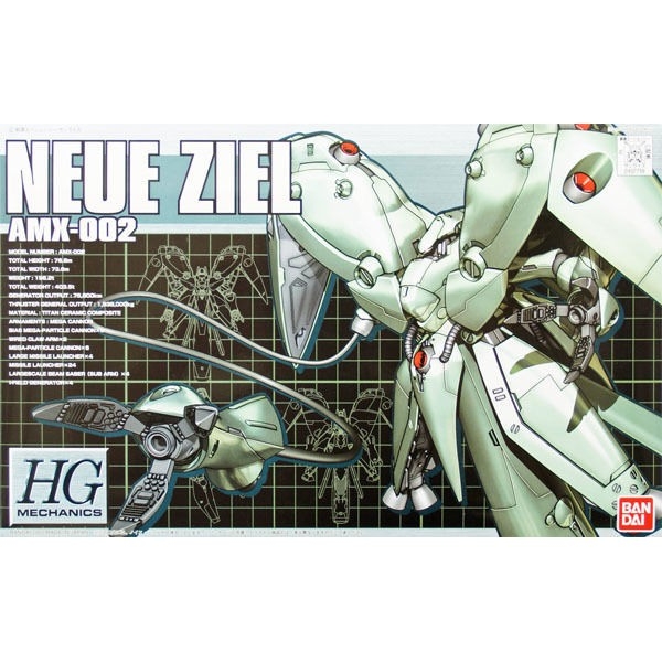 Mô hình lắp ráp HG 1/550 AMX-002 Neue Ziel HGUC gundam bandai