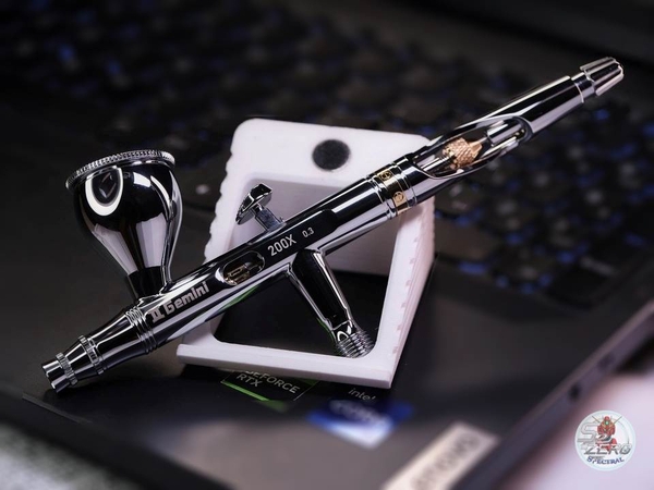 Bút sơn Airbrush Gemini Gem-II 200x 0.3 0.5mm double action