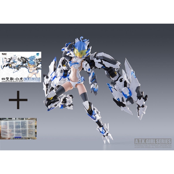 Mô hình lắp ráp ATKGIRL 03 White tiger 1/12 Bạch Hổ Pretty Armor PA Eastern (tặng hộp đựng part)