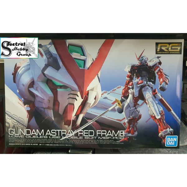 Mô hình lắp ráp RG 1/144 Gundam Astray Red Frame MBF-P02 Bandai
