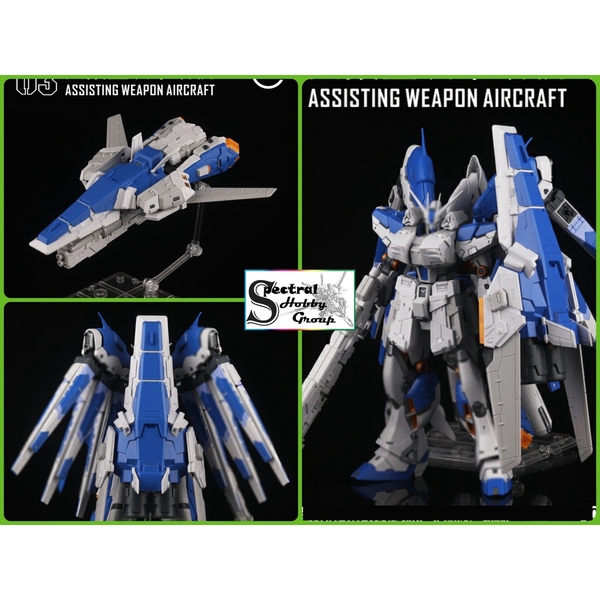 Phụ kiện mô hình lắp ráp Susan HWS cho RG Hi-V Hi Nu (kèm action base + decal nước) Assisting weapon aircraft