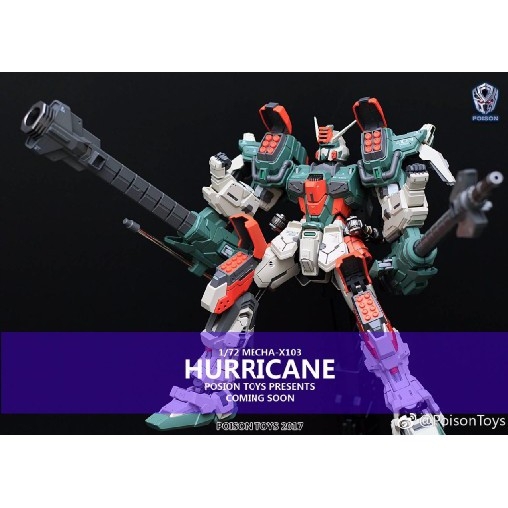 Poison Toys GAT-X103 Hurricane Buster Gundam 1/72 - Show.Z Store