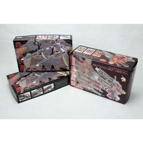 Phụ kiện lắp ráp MG 1/100 Dual set 4x led Gatling Gun Compatible with Sazabi