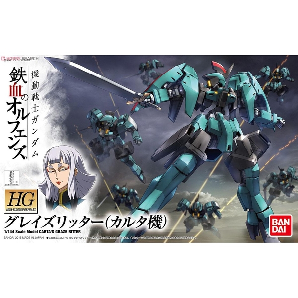 Mô hình lắp ráp 1/144 HG IBO Graze Ritter (Carta`s Custom) gundam bandai