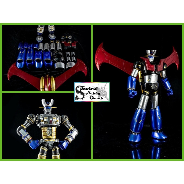 Mô mình robot METAL CR02 MAZINGER Z Chứa Đèn Led Kim Loại Hợp Kim 37Cm metal alloy action