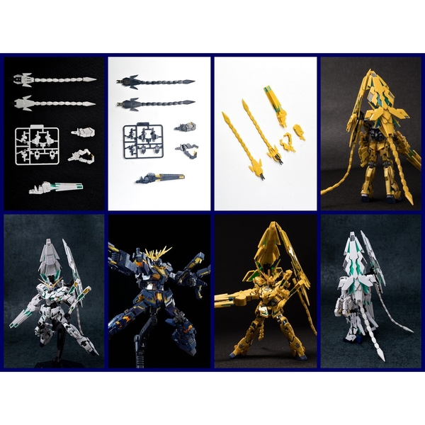 Phụ kiện lắp ráp Càng Móng Vuốt Đuôi VN BS cho HG RG 1/144 Unicorn Banshee Phenex Armed Armor