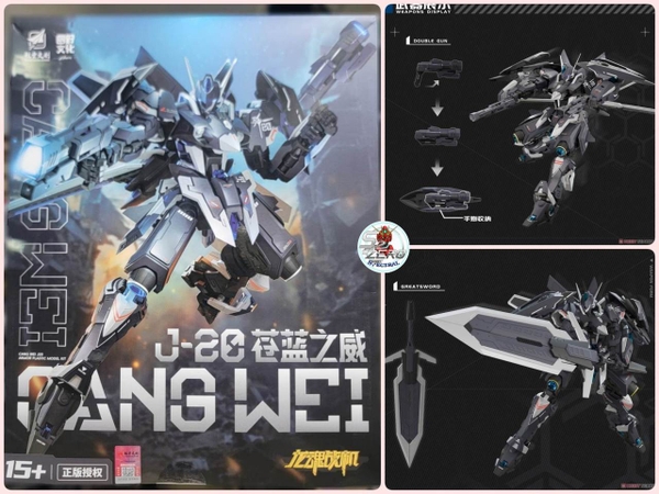 Mô hình lắp ráp MG 1/100 Dragon Sould Fighter Series J-20 Cang Wei X-PLAY