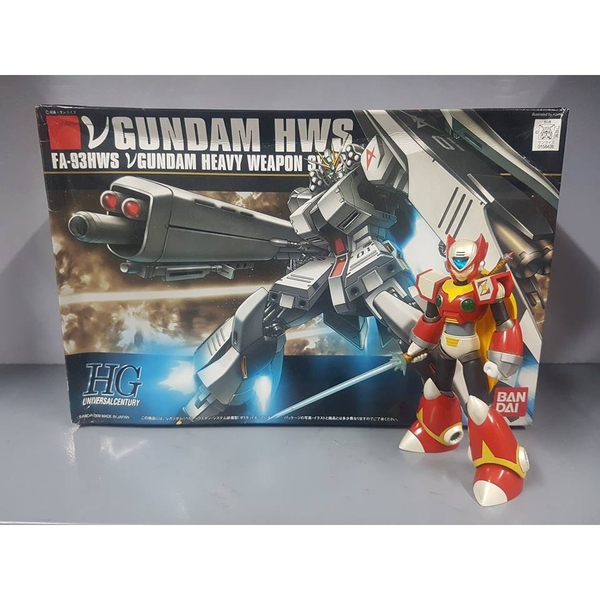 Mô hình lắp ráp HG 1/144 Nu Gundam (Heavy Weapon System Equipment Type) hguc bandai