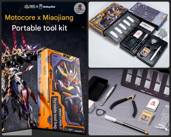 Bộ dụng cụ mô hình Hobby Mio x MOTOR NUCLEAR Premium Tool Kit (kìm, dao, nhíp, ...)