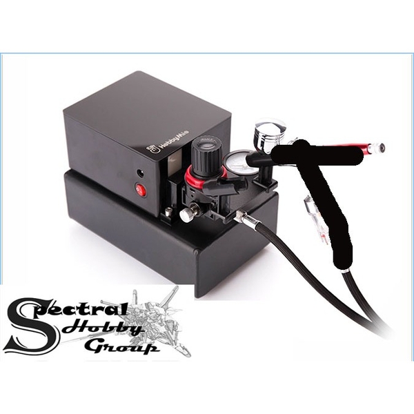 Máy nén khí sơn mô hình mini High Power Desktop Compressor airbrush HM05 Hobby Mio