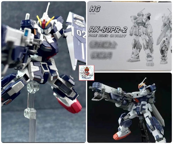 Mô hình lắp ráp HG 1/144 Pale Rider Cavalry RX-80PR-2 Galaxy Seiko Model