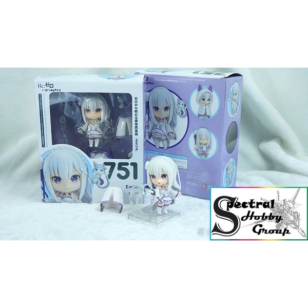 Mô hình Nendoroid Emilia 751 Q version anime Re:ZERO