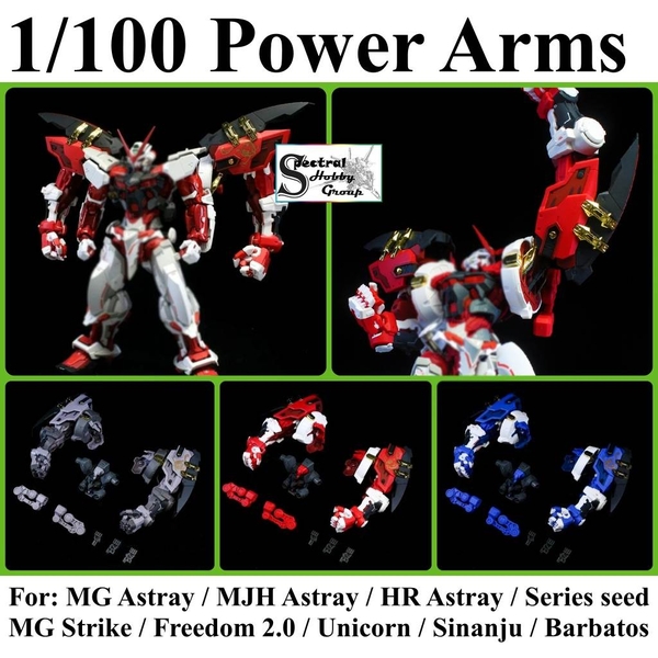 Phụ kiện mô hình EW 1/100 MG HR Astray Weapon Power Arm Form Enhanced Upgrade Kit