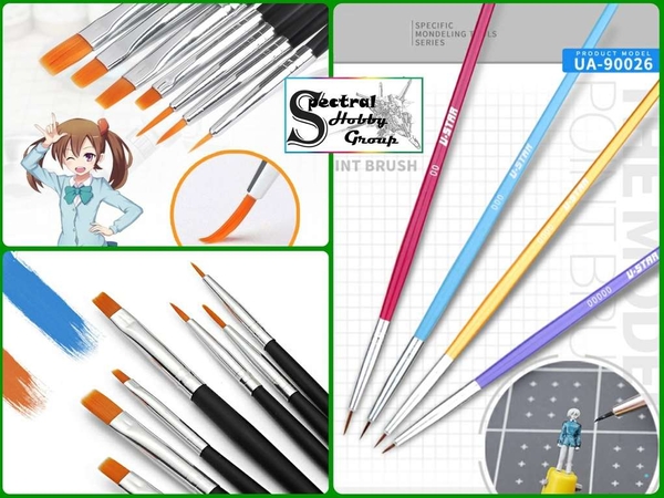 Bút lông cọ vẽ mô hình USTAR pen draw brush hobby tool series