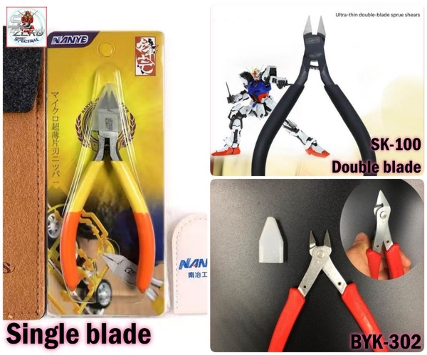Kìm cắt mô hình 1 lưỡi NANYE ULTRA SLIM SINGLE BLADE SCISSORS SK100 BYK302 CARBON STEEL