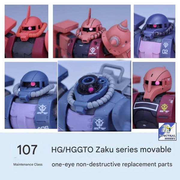 Phụ kiện mô hình độ mod Mắt động cho HG Zaku GTO các loại