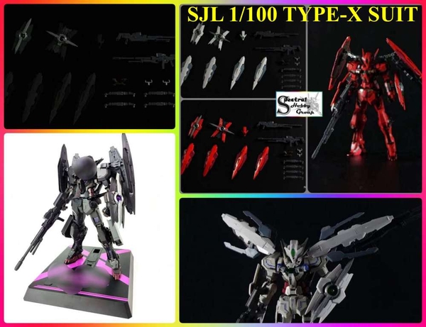 Phụ kiện mô hình SJL MG 1/100 weapon shield type X suit PD004 (không kèm gundam)