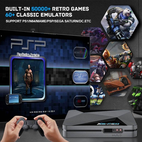 Máy chơi game cổ retro Super Console X2 Pro Wireless N64/PS1/PSP/SEGA/SNES/MAME..