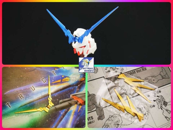 PHụ kiện Sừng Metal Horn cho PG MG MGEX Unicorn Banshee Phenex
