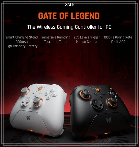 Tay cầm chơi game BIGBIG Won Gale Hall không dây Wireless 2.4G Bluetooth cho PC iOS Android Switch