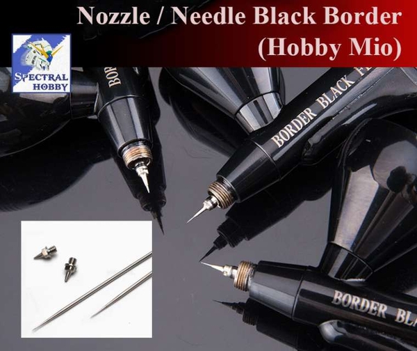 Phụ kiện bút sơn Black Border Kim sơn Needle - đầu béc Nozzle Hobby mio các loại