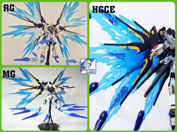 Phụ kiện mô hình nhựa hiệu ứng Light Wing Effect cho HG RG MG HGCE Strike freedom