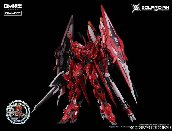 Mô hình lắp ráp MG 1/72 Solaridian Nhật diệu GM GODOMO GM-001 metal frame