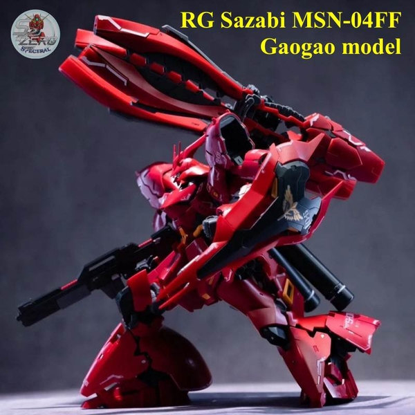 Mô hình lắp ráp RG 1/144 Sazabi Gundam Fukuoka MSN-04FF Double Horn - Gaogao model