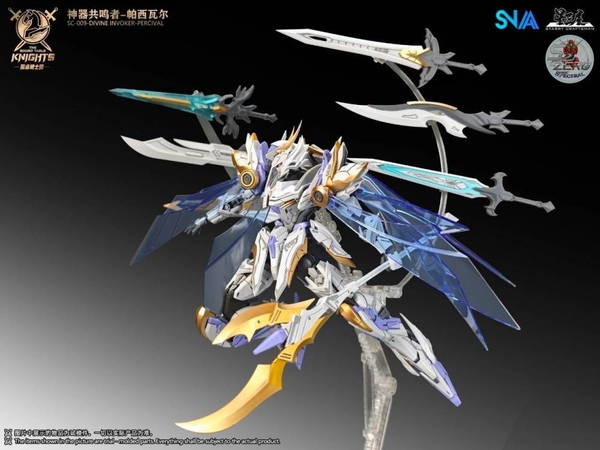 Mô hình lắp ráp Divine Invoker Percival SC009 BE 1/144 SNAA model Round Table Knights