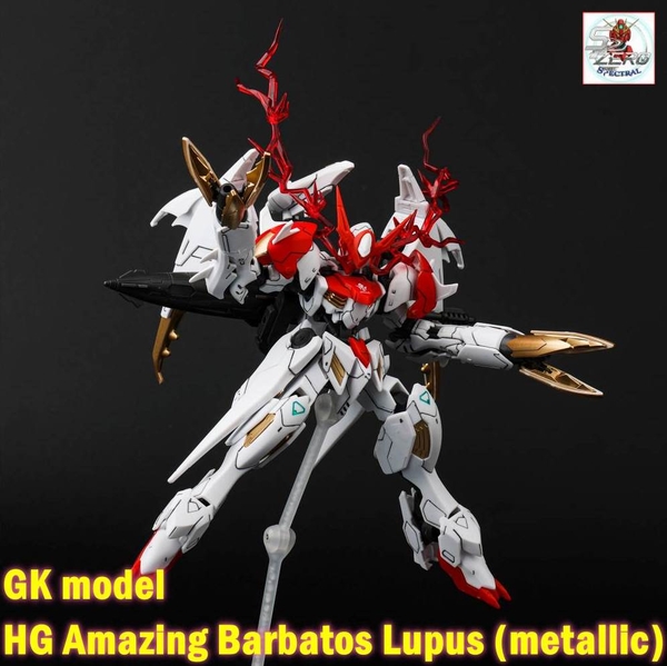 Mô hình lắp ráp HG 1/144 Amazing Barbatos Lupus (metallic) - GK model (effect+decal)