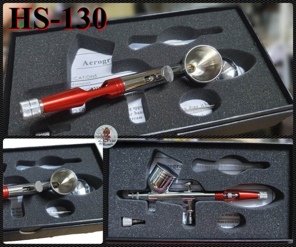 Bút sơn HS130 Airbrush HS-130 0.3mm Haosheng