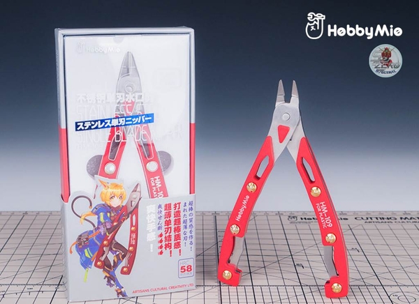 Kìm cắt mô hình HOBBY MIO HM109 không gỉ 1 lưỡi Ultra Thin Single Blade Nipper stainless steel high hardness