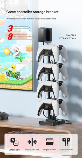 Giá đỡ tay cầm Iplay Gamepad Storage Stand *8 kèm sạc Charging *3 HBS-2846