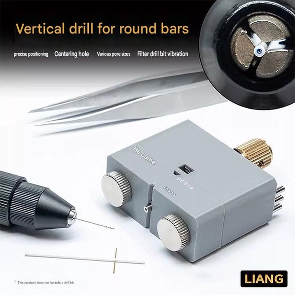 Dụng cụ hộ trợ chống gãy, rung, định tâm cho mũi khoan mô hình Round Rod Vertical Drill 0231 Liang