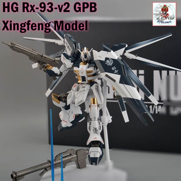Mô hình lắp ráp HG 1/144 Rx-93-v2 HiNu GPB Build fighter XFS Xingfeng