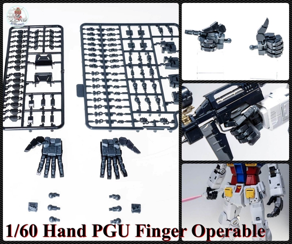 Phụ kiện đôi bàn tay động 1/60 Hands PGU Finger Operable - Power Vest