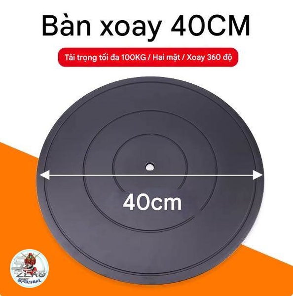 Đế bàn base xoay 40cm hơn 50kg, tải tới 100kg Model Turntable rotating platform Base