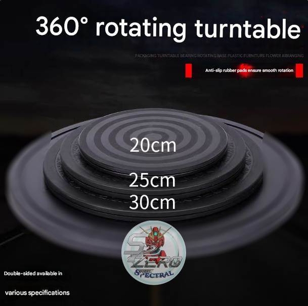 Đế xoay bàn xoay 20cm 25cm 30cm Model Turntable rotating platform Base