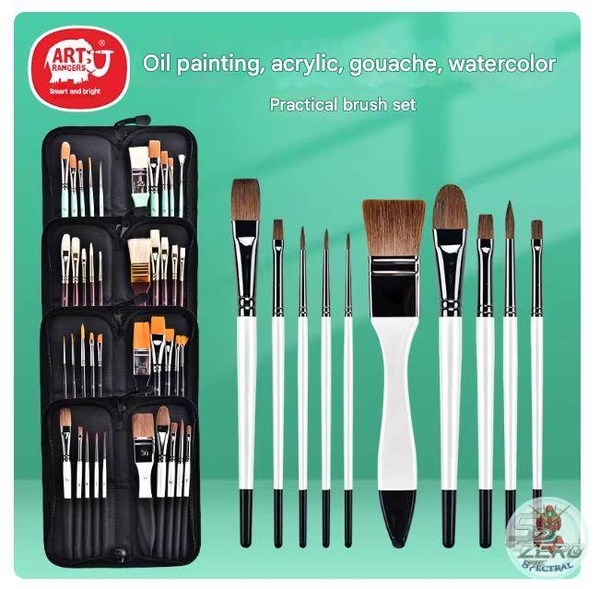 Bộ bút cọ vẽ sơn dầu oil - sơn nước acrylic Art Rangers