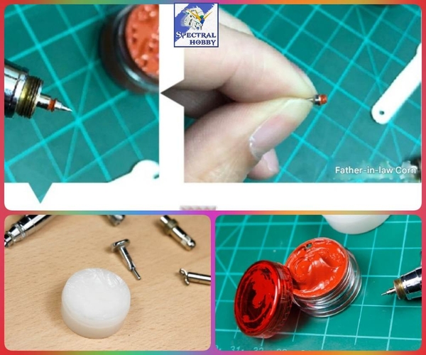 Dầu mỡ bôi bảo dưỡng sửa chữa bút sơn airbrush grease/seal oil maintenance and repair