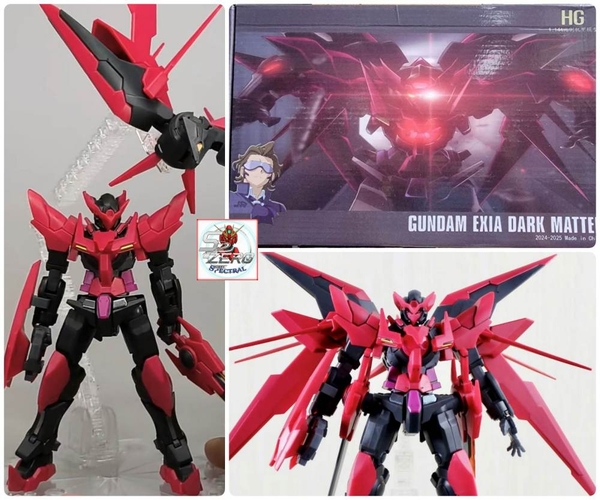 Mô hình lắp ráp HG 1/144 Dark Matter Exia - Galaxy Seiko model (+set action base)