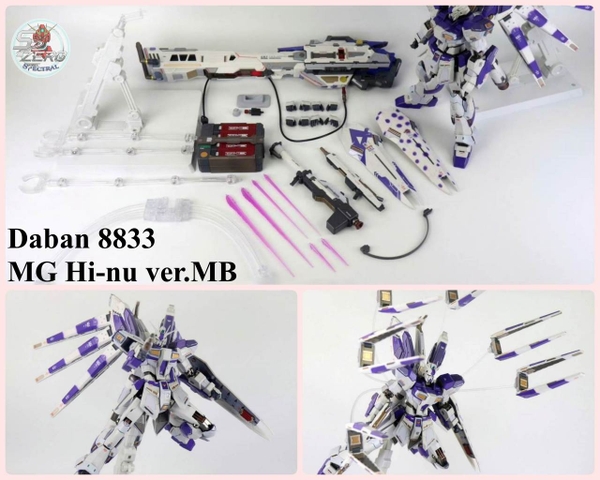 Mô hình lắp ráp MG 1/100 Hinu ver.MB + Hyper mega launcher - 8833 daban