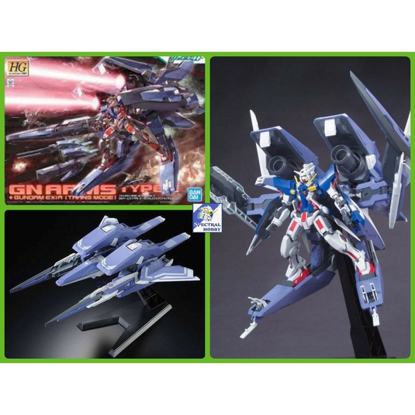 Mô hình lắp ráp HG GN ARMS Type E + Gundam Exia Transam Mode 1/144 BANDAI