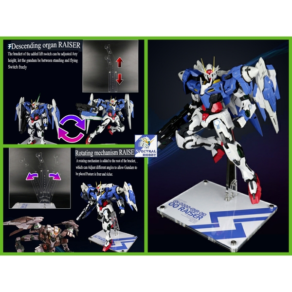 Đế giá đỡ chân đứng action base mica cho PG 00 00R 7S GUNDAM PLATFORM CUSTOM