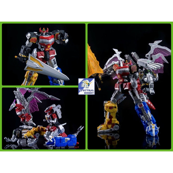 Mô hình Lucky Cat Micro Cosmos MC-03 Beast Lord Megazord Dino Daizyujin Set of 5 MC03