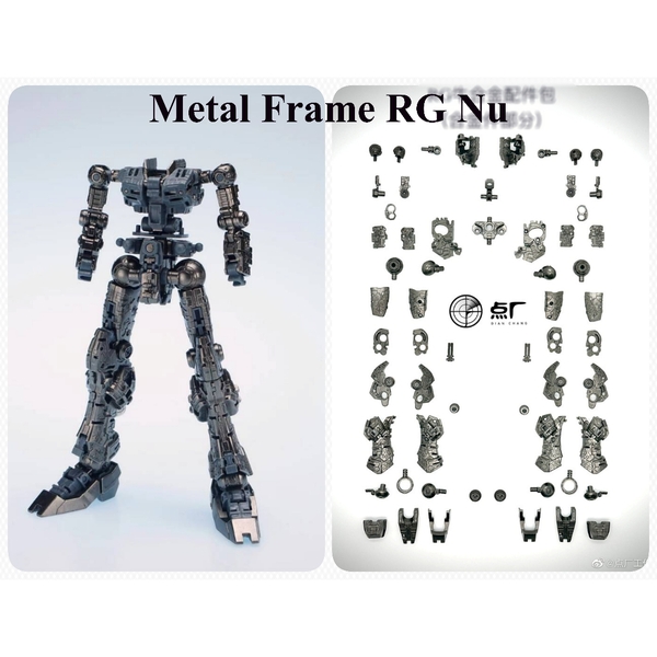 Phụ kiện Metal frame Point Factory xương kim loại cho RG NU RX93 alloy skeleton