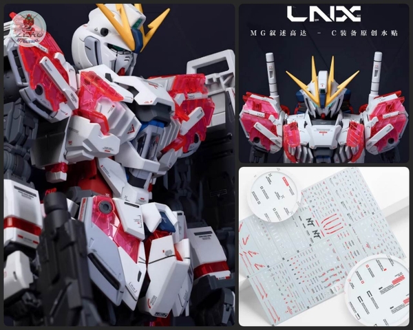 Decal nước LNX MG Narrative gundam - High Precision Decal Paper