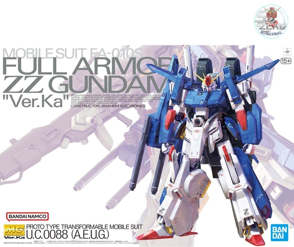 Mô hình lắp ráp MG 1/100 FULL ARMOR ZZ GUNDAM Ver.Ka Bandai