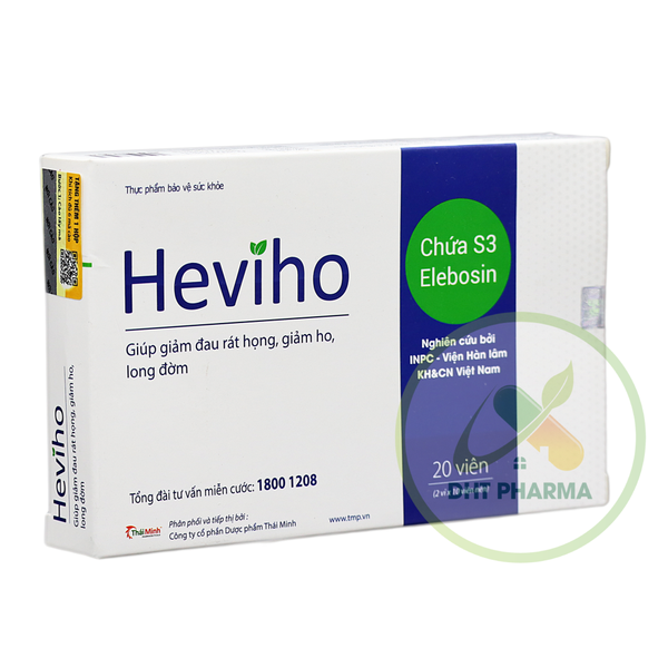 Heviho giúp giảm đau rát họng giảm ho long đờm