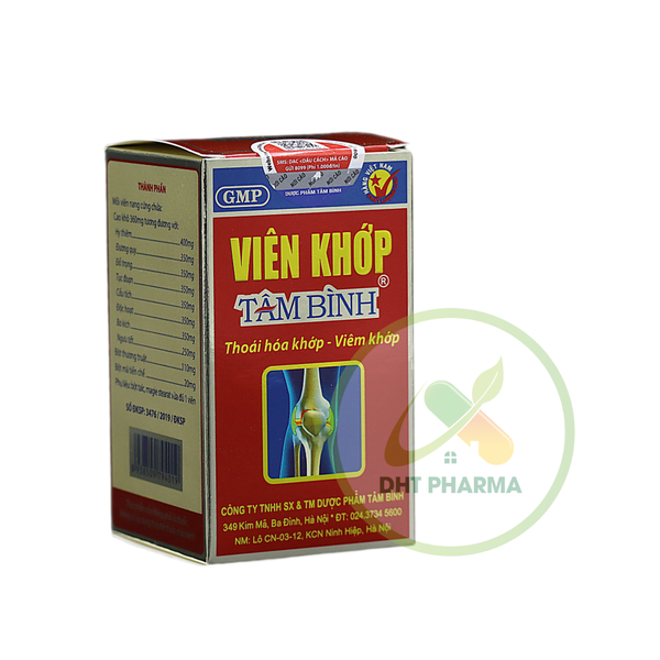 Viên khớp Tâm Bình thoái hóa khớp viêm khớp